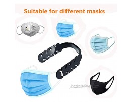 Crafpaly Adjustable Mask Ear Strap Hook for Masks， Anti-Slip Mask Ear Grips Extension Hook Ear Buckle Strap Extender for Adults and Children