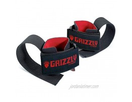 Grizzly Fitness Deluxe Weight Lifting Straps with Neoprene Wrist Wraps for Men and Women | Sold in Pairs| One-Size |Used by Pros to increase Grip Strength and Reduce Slipping while providing Wrist support during Lifting and Pulling | Military grade 1.5&rd