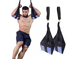 Gvbest Hanging Ab Straps for Pull Up Bar 1 Pair Sports Ab Slings Straps Workout Strap for Abdominal Muscle Building Core Strength Training Exercise Support Belt