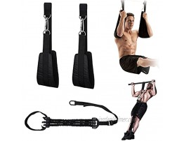 Hanging Ab Straps Fitness Ab Sling Set with Ab Straps Auxiliary Equipment Pull Up Assist Belt，Strength Training Fitness Puller Workout Adjustable for Pull Up Abdominal Training Workout Equipment