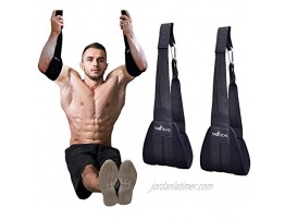Hanging Ab Straps for Core Training Heavy Duty Ab Straps for Pullup Bar for Abdominal Muscle Building Abdominal Slings for Leg Raises Arm Straps for Obliques Twists & Abdominal Crunches