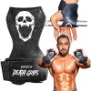 JerkFit Death Grips Lifting Straps for Deadlifts Pull Ups and Heavy Shrugs with Padded Support Palm Protection & Increased Grip for Heavy Pull Lifts