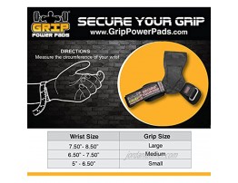 Lifting Grips PRO Weight Gloves Heavy Duty Barbell Gymnastics Straps Alternative to Power Hooks Deadlifts Adjustable Neoprene Padded Wrist Wrap