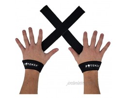 Potenza Fitness Cotton Lifting Straps | Heavy-Duty & Durable | Powerlifting Bodybuilding | Padded & Non-Padded | Instantly Lift or Pull More Weight
