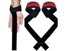 RIMSports Premium Lifting Straps with Silicone Grips Superior Wrist Straps for Weight Lifting for Men & Women with Silicone Grip Deadlift Straps for Powerlifting Weightlifting & Deadlifting