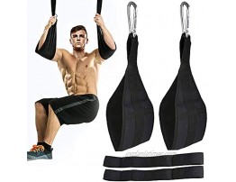 ROSRAN Ab Straps for Pull Up Bar Heavy Duty Pull Up Straps & Hanging Ab Straps for Core Workouts Ideal Hanging Straps & Ab Hanger for Leg Raises Knee Ups & Ab Workouts