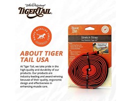 Tiger Tail The Stretchy Tiger 80” Stretch Yoga Strap with 10 Numbered Loops for Yoga Physical Therapy Pilates & Exercise Stretching Strap with Loop