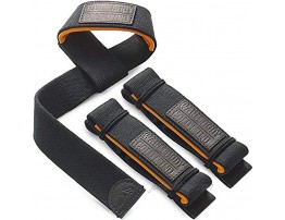 WARM BODY COLD MIND Lifting Wrist Straps for Olympic Weightlifting Powerlifting Bodybuilding Functional Strength Training Heavy-Duty Cotton Wrist Wraps Pair