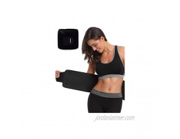 Abahub Waist Trimmer Ab Belt for Women & Men Stomach Wrap Premium Waist Trainer