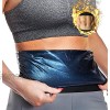 Farrinne Waist Trainer Premium Polymer Sauna Suit Weight Loss Waist Trimmer Sweat Enhancing Waist Cincher for Men and Women