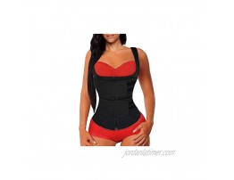 Hopgo Waist Trainer for Women Sauna Suit Tank Top Vest Corset Belt Waist Cincher for Weight Loss Fitness Slimming Body Shaper