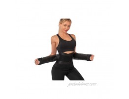JUEWUDEA Waist Trainer Belt for Women Waist Cincher Trimmer Slimming Body Shaper Belt- Workout Sports Girdle