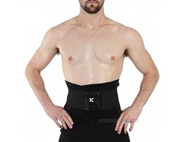 Kewlioo Men's Waist Trimmer Shaper Belt Waist Trainer for Increased Sweat and Back Support