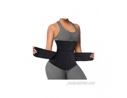 Likeonce Women Waist Trainer Corset Tummy Control Belt Sweat Girdle Trimmer Body Shaper Belt for Women