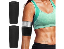 MoKo Arm Trimmer Bands 1 Pair Upper Slimming Arm Compression Sleeves Shaper Wraps for Flabby Arms Elastic Sport Workout Exercise Armbands for Women Men Girls Weight Loss