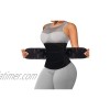 RACELO Women Sauna Waist Trainer Trimmer Belt Workout Gym Sweat Belly Band Girdle Slimming Body Shaper