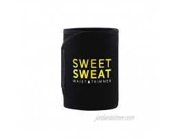 Sweet Sweat Waist Trimmer Black Yellow Logo | Premium Waist Trainer Belt for Men & Women