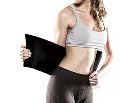 TKO Waist Trimmer Adjustable Ab Slimmer Belt Weight Loss Shed Excess Water Weight and Tone Your Midsection