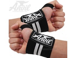 ANVIL FITNESS EQUIP. CO. Weightlifting Wrist Wraps Pair of Adjustable Elastic Wrist Guard Straps Perfect for Bench Press Push Ups and All Pressing Movements Eliminate Wrist Pain and Lift Heavier!