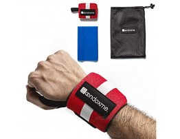 BOONDOXME Weightlifting Wrist Wraps for Men and Women Wide Adjustable Comfort for Bench Pressing Powerlifting and Crossfit Workouts Improve Form Control and Joint Stability