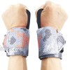 DETUCK Wrist Wraps Weightlifting with Thumb Loops Wrist Support Braces for Men Women Weight Lifting Crossfit Powerlifting Strength Training One Pair