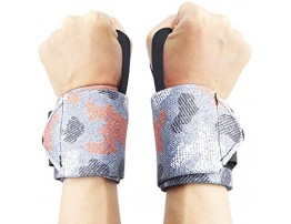 DETUCK Wrist Wraps Weightlifting with Thumb Loops Wrist Support Braces for Men Women Weight Lifting Crossfit Powerlifting Strength Training One Pair
