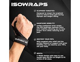 Element 26 IsoWraps Scaph Wrist Wraps for Cross Training Weightlifting Olympic Weight Lifting Lifting Wraps for Men and Women Wrist Support Braces with Mobility Scaph Wraps for Scaphoid