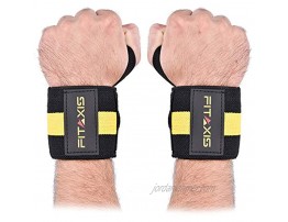 FITAXIS Wrist Wraps Heavy Duty New Shape 18 Sold in Pair