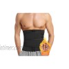 MISS MOLY Men Neoprene Sauna Waist Trainer Corset Sweat Belt Workout Fitness Compression Trimmer Sport Girdle