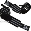 Nordic Lifting Wrist Wraps Super Heavy Duty 1 Pair 2 Wraps 24 Support for Weight Lifting | Powerlifting | Gym | Cross Training- Weightlifting Thumb Loop Men & Women