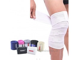 Runspeed Elastic Breathable Knee Wraps Bandage Compression Sleeve Brace Pain Relief Straps Support for Men Women Cross Training WODs,Gym Workout,Fitness & Powerlifting 1 Pair