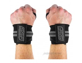 Serious Steel Wrist Wraps | Elite Lifting Wrist Supports | Weightlifting & Powerlifting Wrist Support w Thumb Loop| Sold as Pair!