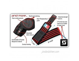 skott Evo 2 Series Heavy Duty Wrist Wraps and Hand Protector Kit Best Power Lifting Grip Assistance Free Bonus Mesh Storage Bag