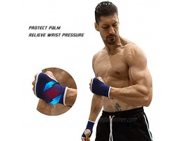 Unisex Exercise Wrist Elbow Wraps for Weightlifting Equipment Gym Workout Straps Boxing Calisthenic Vollyball Yoga Brace Training Wraps Provide Great Extensibility Wraps Non-Slip Adjustable Fabric