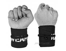 WOD Wear Wrist Wraps for Powerlifting Strength Training Bodybuilding Cross Training Olympic Weightlifting Yoga Support One Size Fits All 100%