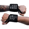 You Know Im Bad 18’’ Wrist Wraps Weightlifting Powerlifting Body Building Calisthenics Strength Training Wrist Support for Men & Women Pro Grade Workout