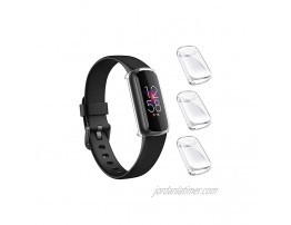Suoman 3-Pack Case for Fitbit Luxe Full Coverage Protective Screen Protector TPU Bumper Cover Case for Fitbit Luxe