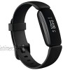 Fitbit Inspire 2 Health & Fitness Tracker with a Free 1-Year Fitbit Premium Trial 24 7 Heart Rate Black Black One Size S & L Bands Included