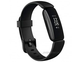 Fitbit Inspire 2 Health & Fitness Tracker with a Free 1-Year Fitbit Premium Trial 24 7 Heart Rate Black Black One Size S & L Bands Included