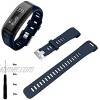 HWHMH Silicone Replacement Strap Bands for Garmin Vivosmart HR Fitness Watch
