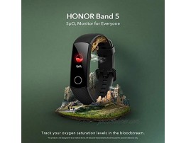 Polinkety Honor Band 5 Smart Watch Waterproof Honor Band 5 Fitness Tracker with SpO2 Monitor Heart Rate and Sleep Monitor Calorie Counter Pedometer Step Tracker Smart Watch for Men Women Kids