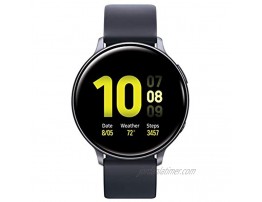 Samsung Galaxy Watch Active2 w  enhanced sleep tracking analysis auto workout tracking and pace coaching 40mm Aqua Black US Version with Warranty Renewed
