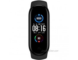 Xiaomi Mi Band 5 Fitness Tracker Newest 1.1” Color AMOLED Display Black Sport Band
