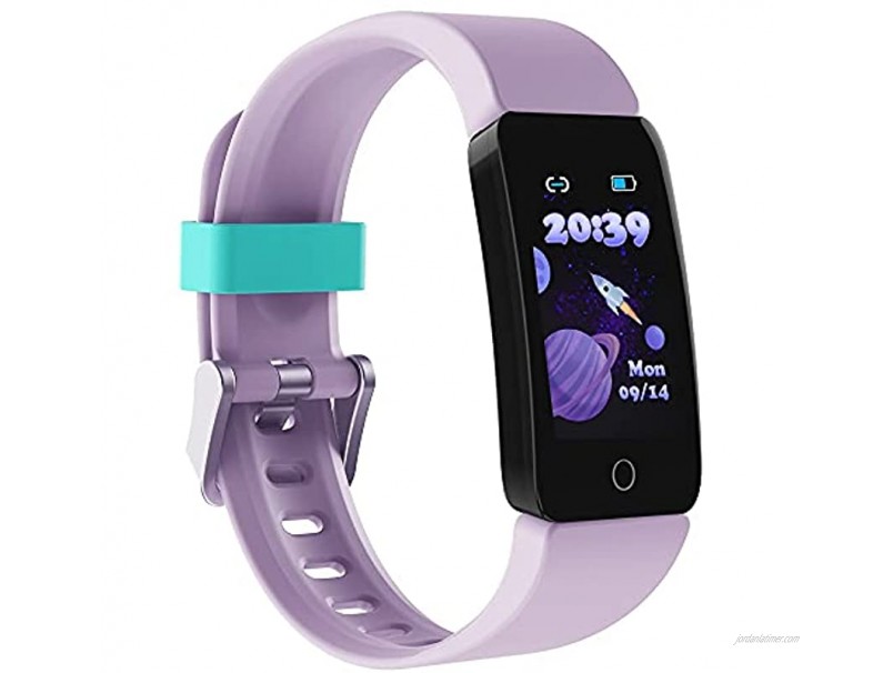 Poryoo Fitness Tracker Watch for Kids Girls Boys Teens Waterproof Activity Tracker with Pedometer Calories Counter Heart Rate Sleep Monitor Alarm Clock Great Kids Gift