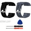 E ECSEM Replacement Bands for Fitbit Surge Large Silicone Wristbands Straps for Fitbit Surge Superwatch