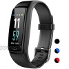 Mgaolo Fitness Tracker with Blood Pressure Heart Rate Sleep Monitor,IP68 Waterproof Activity Tracker Smart Watch with Pedometer Calorie Step Counter Compatible with iPhone and Android Fitbit Phones