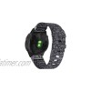 Abanen for Fenix 5 Fenix 6 Pro Nylon Watch Band 22mm Quick Release Fit Breathable Soft Woven Nylon Wristband Strap for Garmin Fenix 5 5 Plus,Fenix 6 Pro Sapphire,Instinct,Approach S62 Silver-Black
