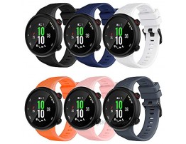 Junboer Compatible with Garmin Forerunner 45 Watch Band Soft Silicone Sport Wristbands Replacement Strap Adjustable Band with Classic Clasp for Garmin Forerunner 45 Smart Watch Only for Women Men