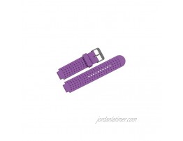 LICHIFIT Silicone Watch Band Strap Replacement Wristband for Garmin Forerunner 220 230 235 630 620 735 Watch with Pins & Tools Purple