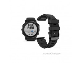 YOOSIDE for Fenix 6S Fenix 5S Plus Silicone Watch Band,20mm Sport Waterproof Quick Release Easy Fit Wristband Strap for Garmin Fenix 6S Pro Sapphire,Fenix 5S Fenix 5S Plus Black
